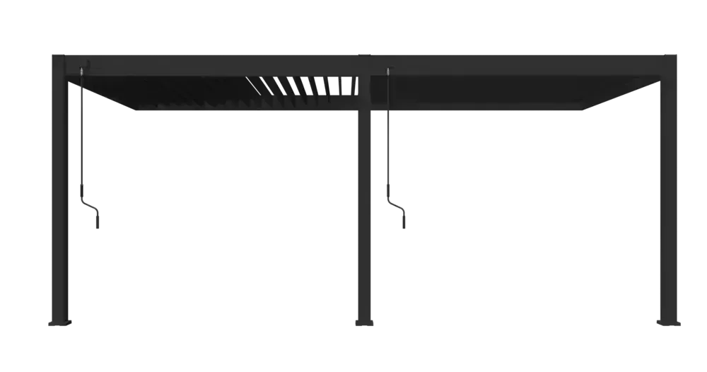 BIOKLIMATICKÁ PERGOLA INTRO PLUS 6X3 M, HLINÍK - DO STĚNY