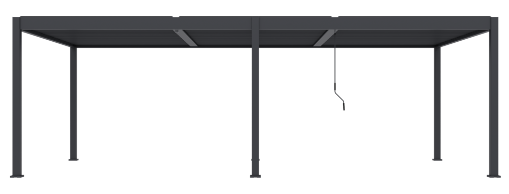 Bioklimatická pergola INTRO DUO 8x4 m hliník - volně stojící