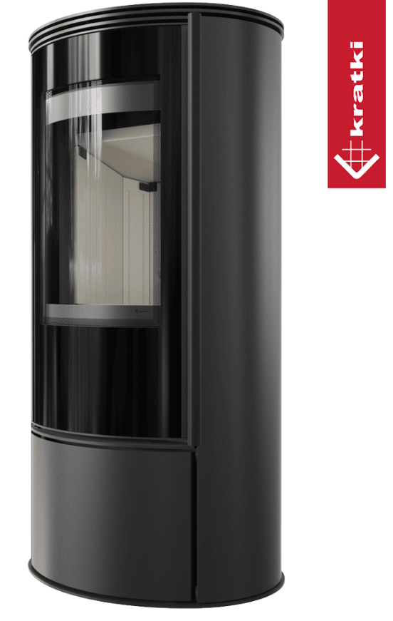 KRATKI ERIK Ø 150 5,5 kW Ocelová kamna