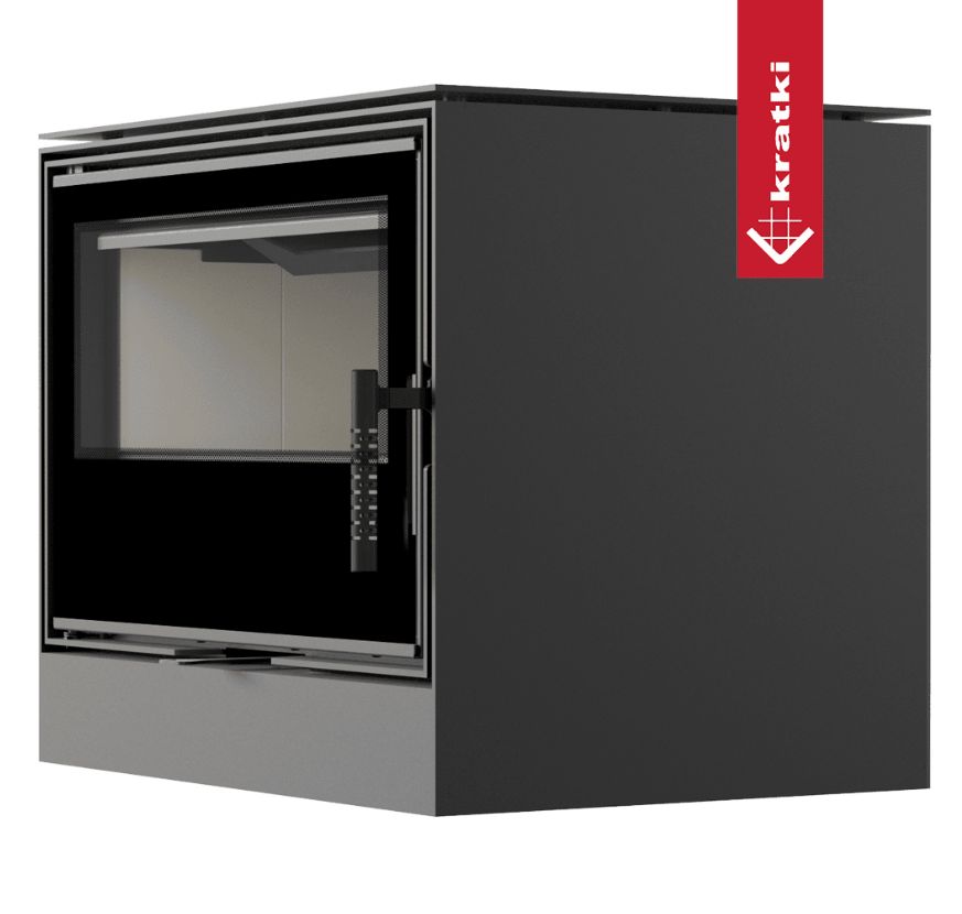 KRATKI KARI 70 Ø 150 8 kW Ocelová kamna 