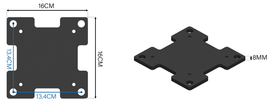 Bioklimatická pergola INTRO DUO 4x4 m, hliník - do stěny