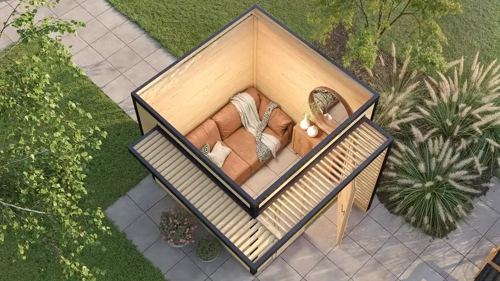WEKA Luxusní dřevěný zahradní domek Amberley (2,9x2,9m)