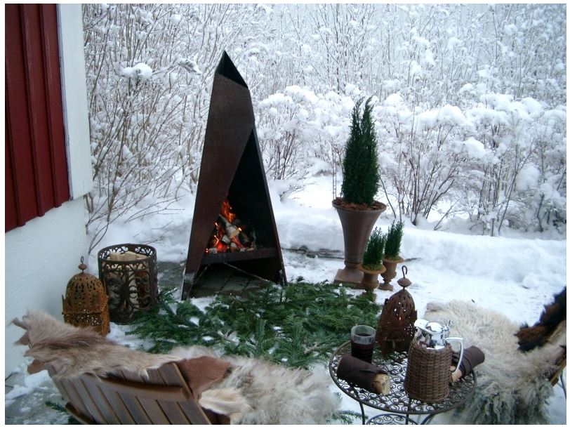 HETA Venkovní krb Tipi L