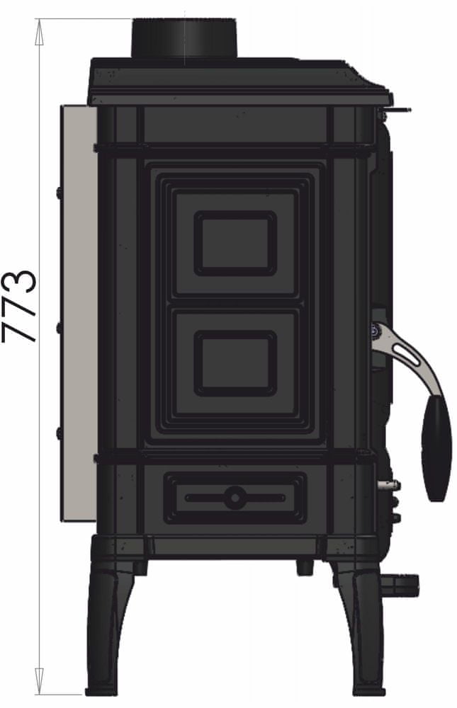 GUČA ARINA 1110 litinová krbová kamna