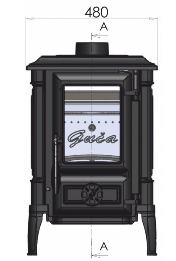 GUČA ARINA 1120 litinová krbová kamna