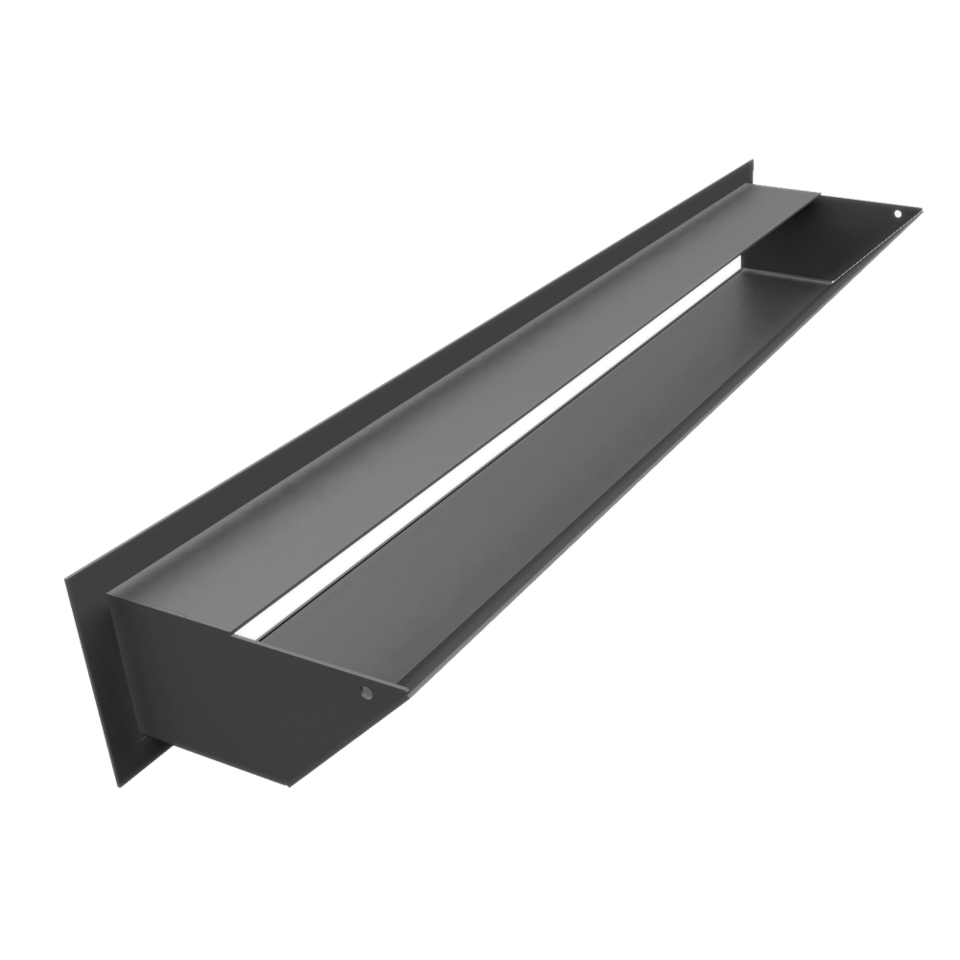 KRATKI mřížka LUFT 45S 9X60 cm grafit