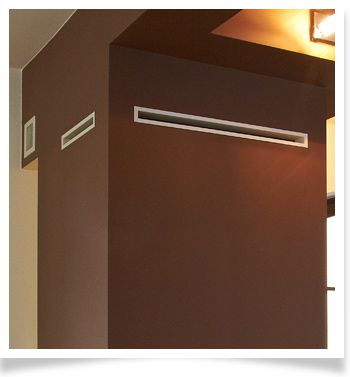 KRATKI krbová mřížka TUNEL 6x40 cm bílá