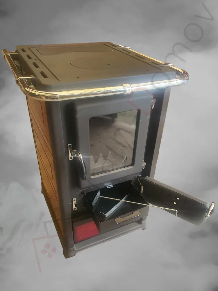 MBS SD OLYMP PLUS krbová kamna červená