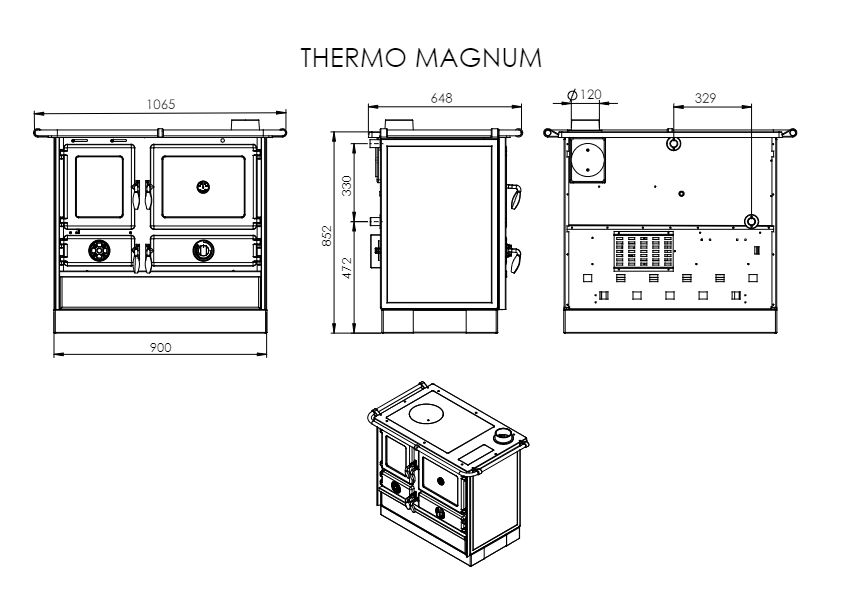 MBS SD THERMO MAGNUM PLUS TV krémový, levý