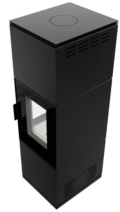 KRATKI INGA 8 kW Ø 150 Ocelová kamna