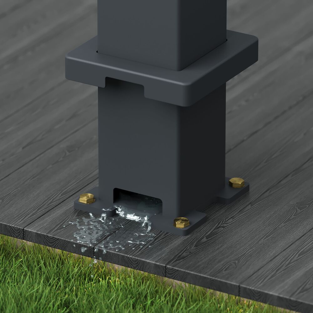 Luxusní ELEKTRICKÁ bioklimatická pergola PRESTIGE 4x4 m, hliník - volně stojící