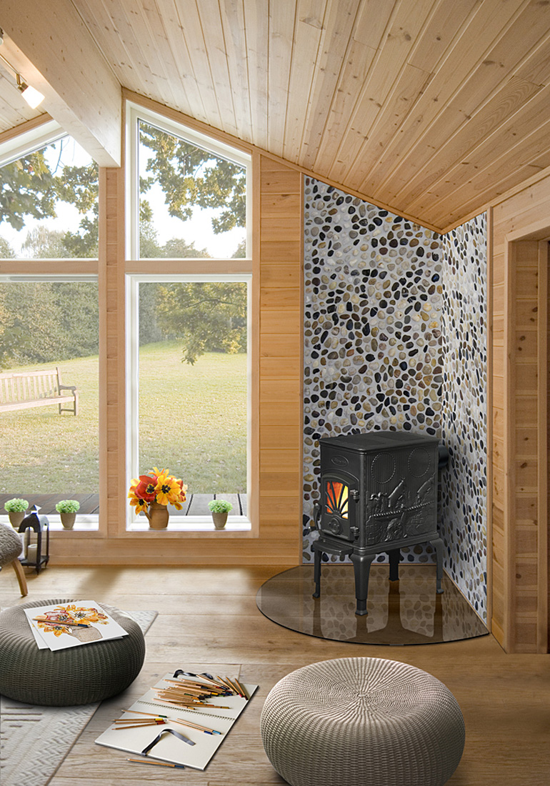 DOVRE 40 CBS litinová krbová kamna