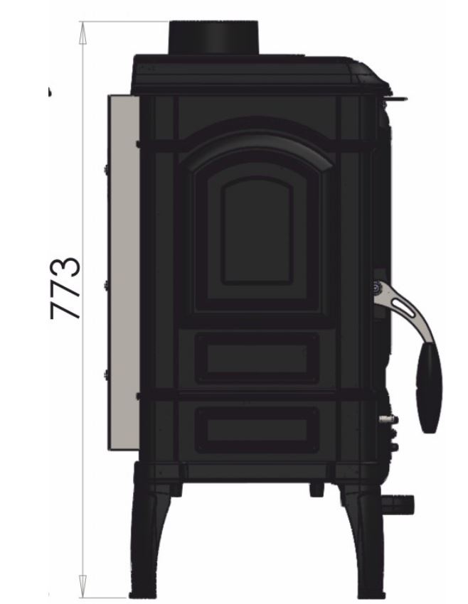 GUČA ARINA 2110 litinová krbová kamna
