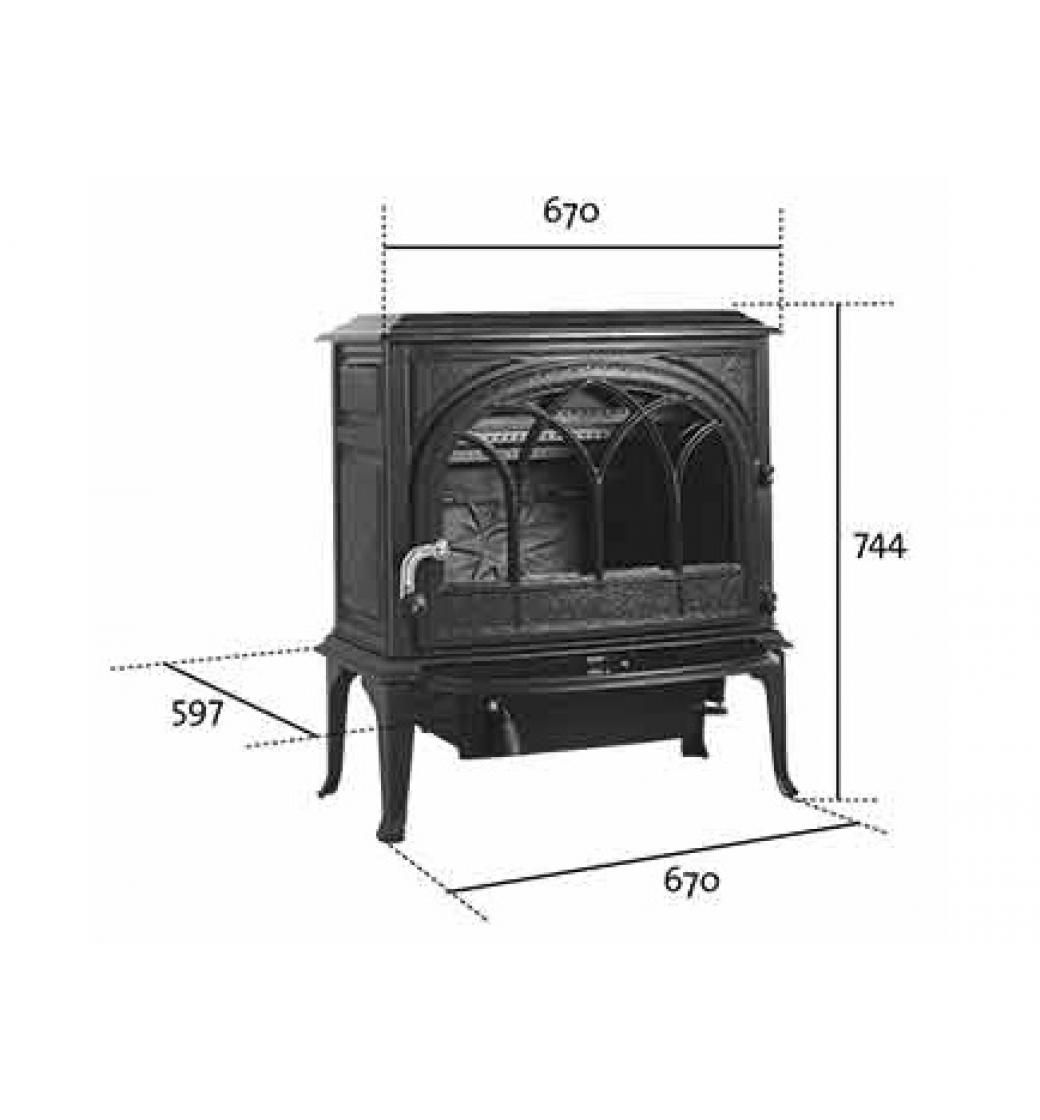 Jotul F400 ECO černý lak