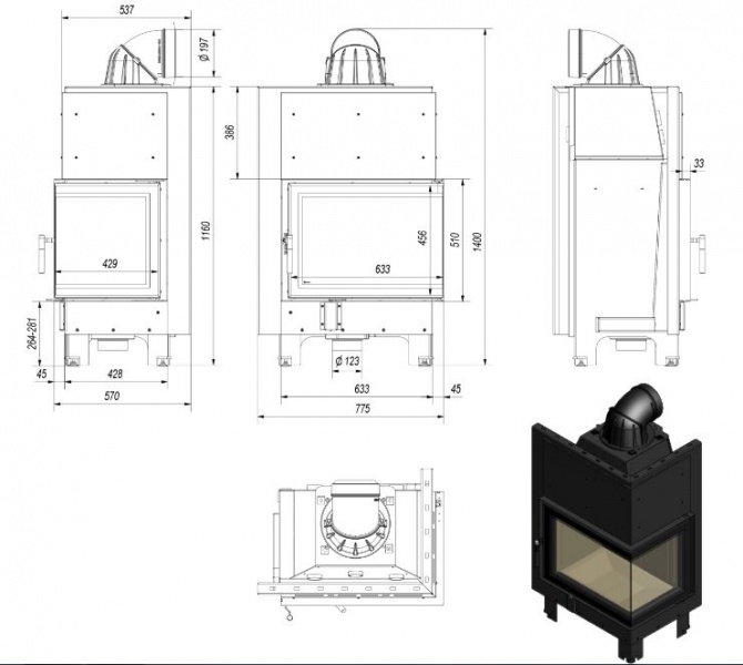 KRATKI MBZ 13 BS P krbová vložka