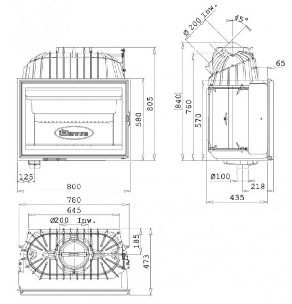 DOVRE DOVRE 2180CBS/B krbová vložka