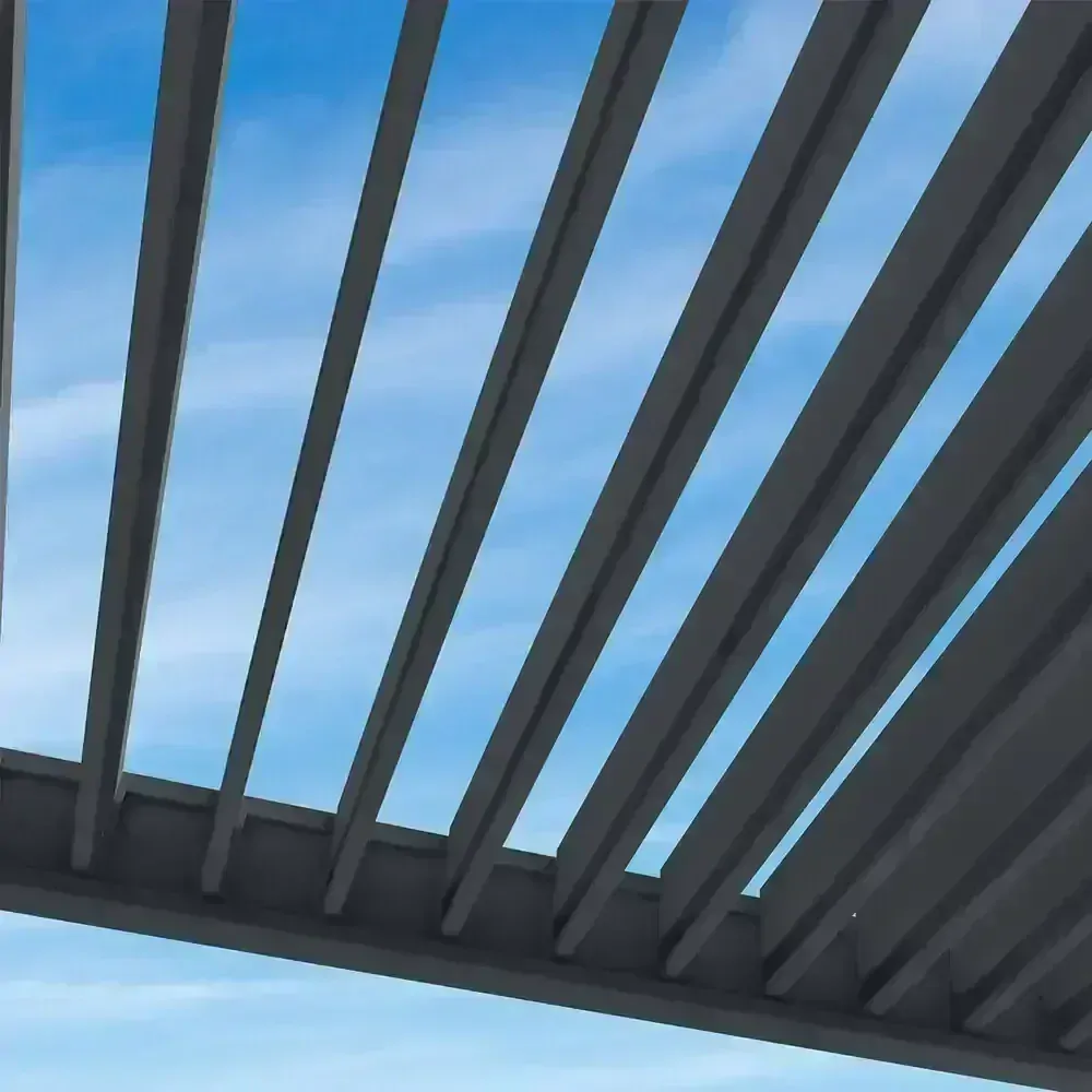 BIOKLIMATICKÁ PERGOLA INTRO PLUS 6X3 M, HLINÍK - DO STĚNY