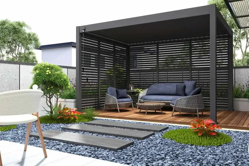 PANEL ZASTÍNĚNÍ HORIZONTÁLNÍ 1 M PRO BIOKLIMATICKOU PERGOLU