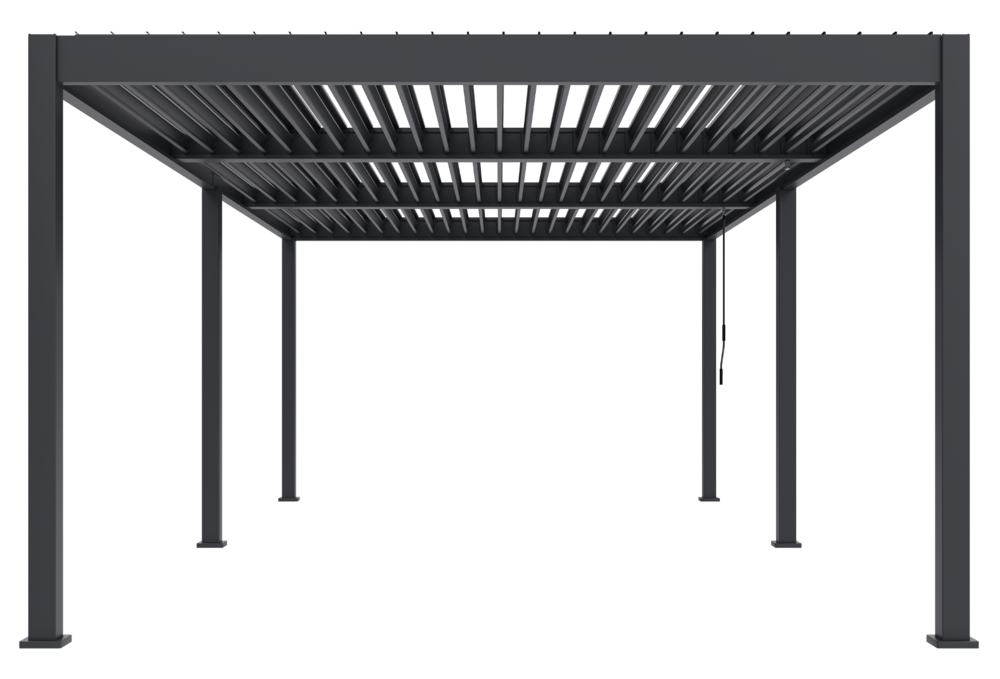 Bioklimatická pergola INTRO DUO 8x4 m hliník - volně stojící
