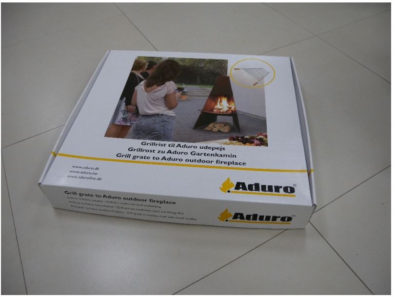 ADURO Venkovní krb/gril, nízkolegovaná ocel