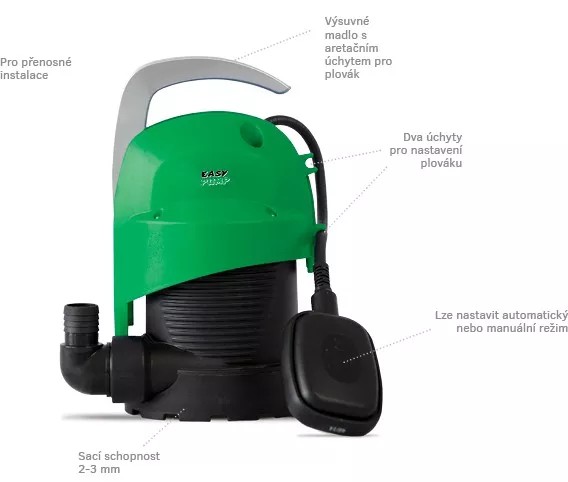 EASYPUMP EASY CW 200 kalové čerpadlo