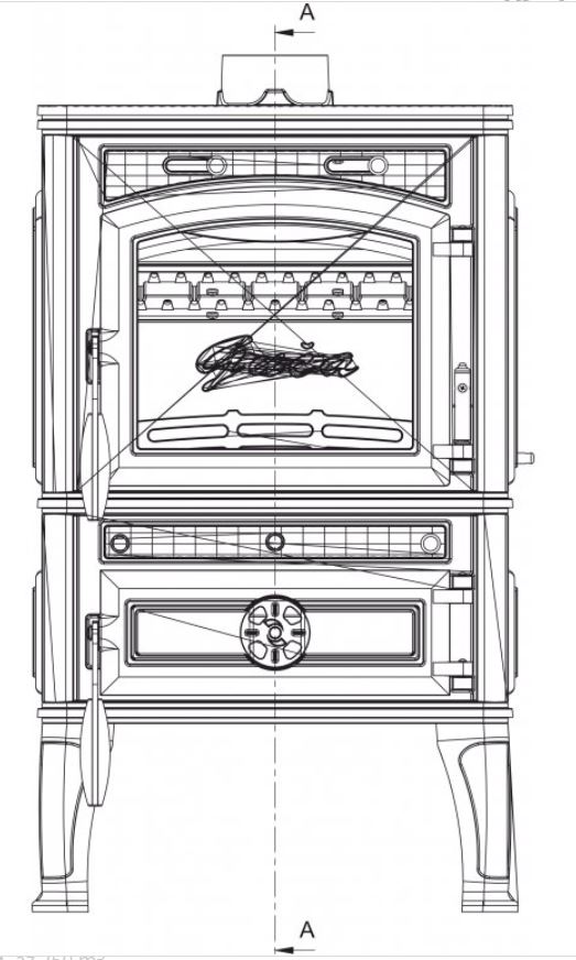 GUČA LAVA litinová krbová kamna