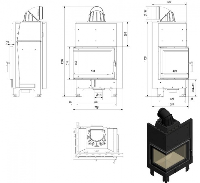 KRATKI MBZ 13 BS L krbová vložka