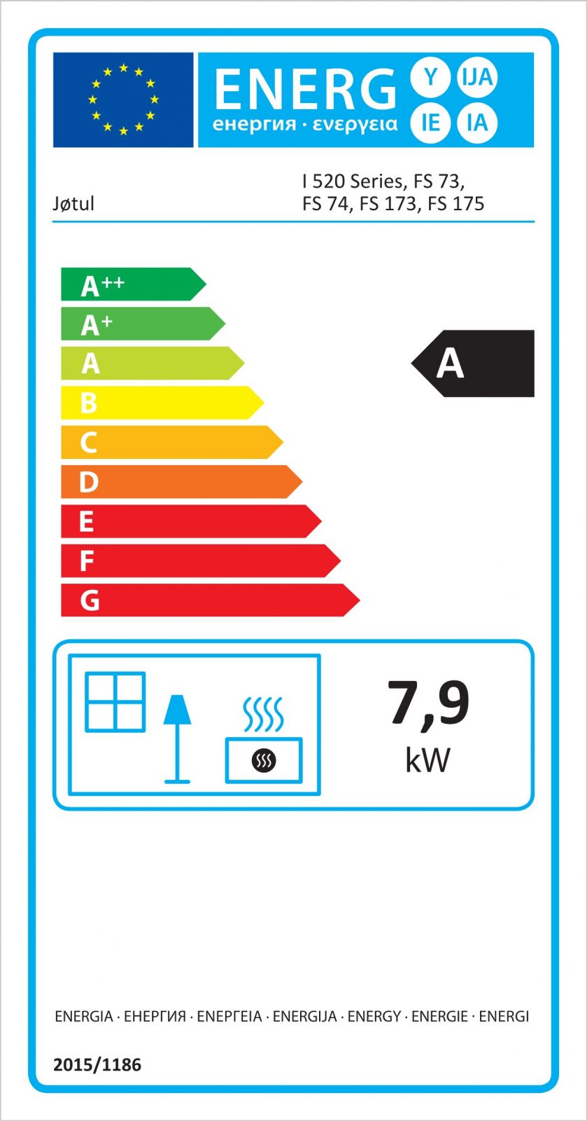 Jotul I 520 F krbová vložka černý lak