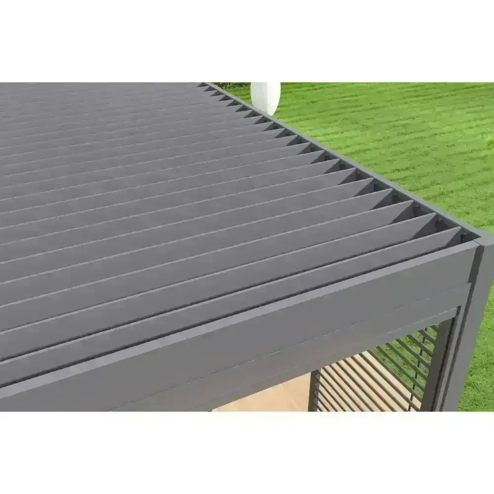 BIOKLIMATICKÁ PERGOLA INTRO PLUS 6X3 M, HLINÍK - DO STĚNY