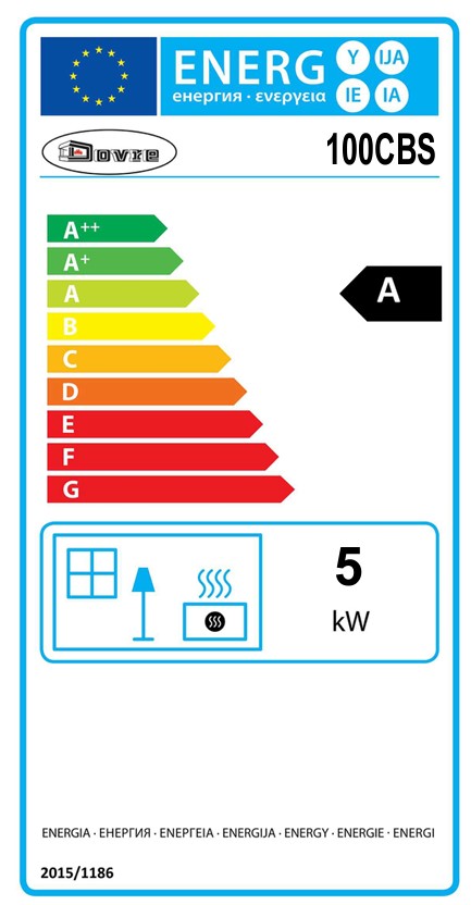 DOVRE 100 CBS litinová krbová kamna