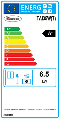 DOVRE TAI 35 WT krbová kamna, černá