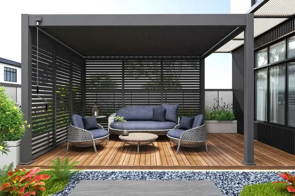 PANEL ZASTÍNĚNÍ HORIZONTÁLNÍ 1 M PRO BIOKLIMATICKOU PERGOLU