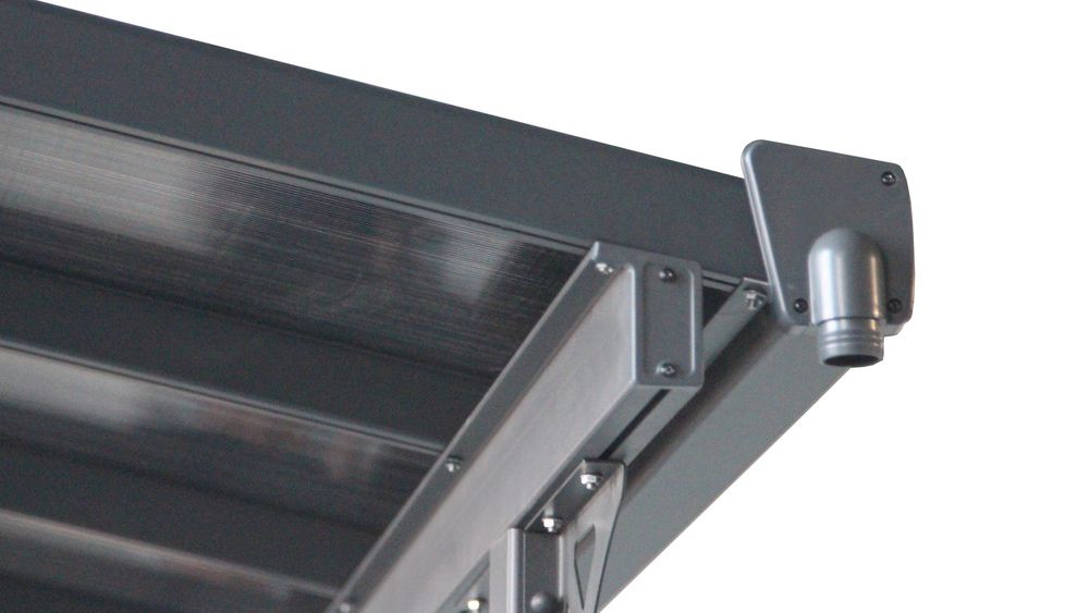 Zahradní pergola - BRUCE D ŠEDÝ POLYKARBONÁT