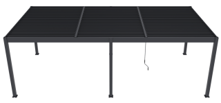Bioklimatická pergola INTRO DUO 8x4 m hliník - volně stojící