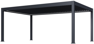 Luxusní ELEKTRICKÁ bioklimatická pergola PRESTIGE 6x4 m, hliník - volně stojící