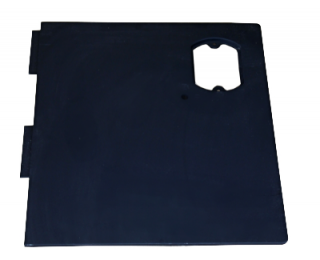 THORMA SPORÁK 3U80 - PRAVÁ - plotna ocelová zadní - nad troubou - 445 x 387 mm