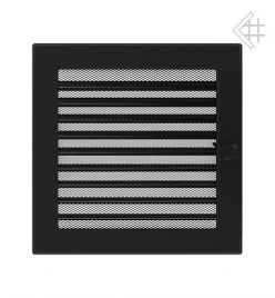 Kratki krbová mřížka 22x22 černá s žaluzií