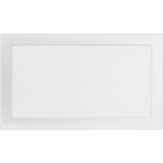 Kratki krbová mřížka 22x37 bílá