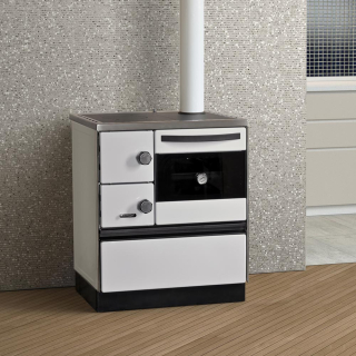 MBS ROYAL 720 DV D SL sporák na tuhá paliva (bez víka), 6,5kW, pravý, bílý
