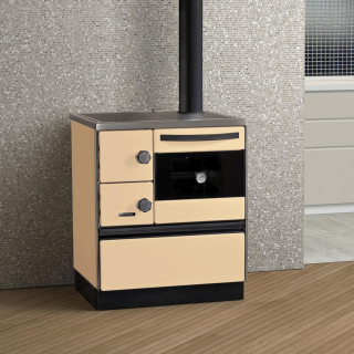 MBS ROYAL 720 DV D SL sporák na tuhá paliva (bez víka), 6,5kW, pravý, krémový