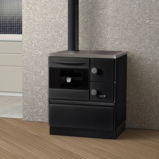 MBS ROYAL 720 DV L SL sporák na tuhá paliva (bez víka), 6,5kW, levý, hnědý