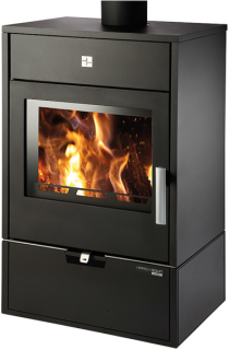 HAAS+SOHN WERFEN 9 krbová kamna s výměníkem, černá