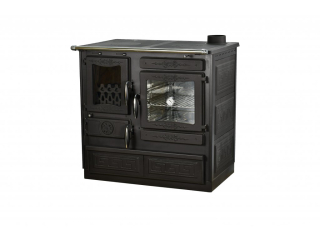 GUČA GULIVER SMART sporák na tuhá paliva, odlitek černá, pravý