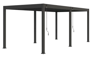 BIOKLIMATICKÁ PERGOLA INTRO PLUS 6X3 M, HLINÍK - VOLNĚ STOJÍCÍ