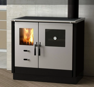 MBS SD AS sporák na tuhá paliva černý, pravý