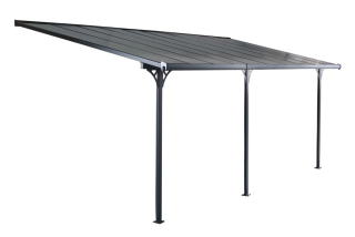 Zahradní pergola - BRUCE J ŠEDÝ POLYKARBONÁT